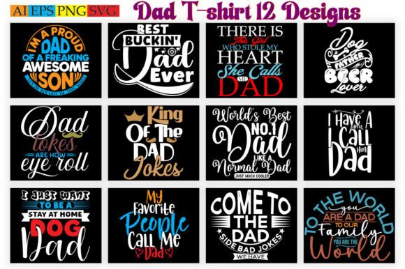 Dads Graphics, Dad Gift Greeting Vintage