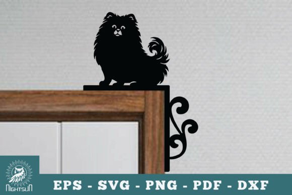 Dog Door Corner Lasercut SVG 2