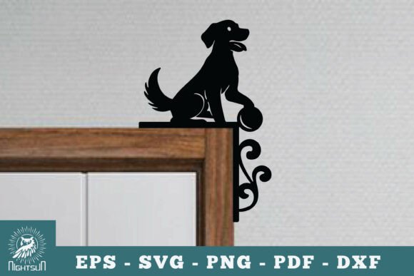 Dog Door Corner Lasercut SVG 8