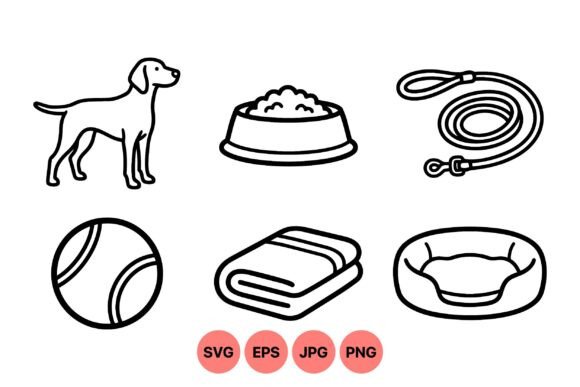 Pet Essentials Clipart Pack